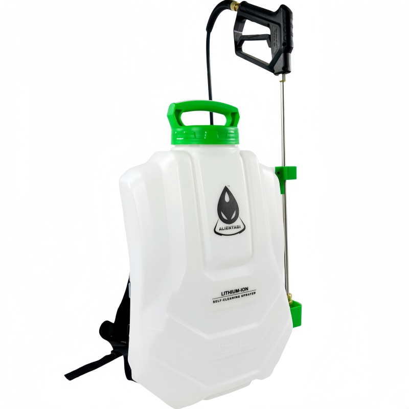 Pulverizador de bateria de mochila de fluxo ajustável 15L