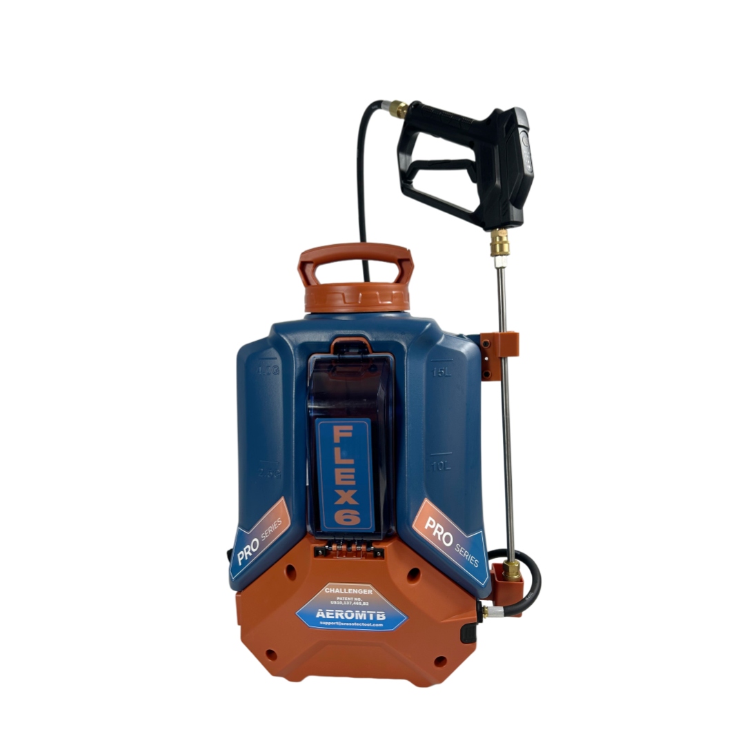 Pulverizador elétrico de mochila 15L Buletooth de 6 velocidades