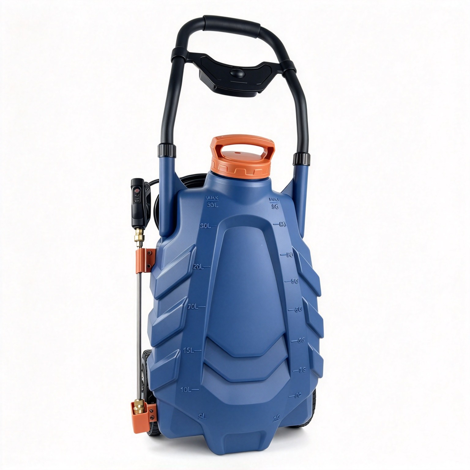 Pulverizador de carrinho 34L com Bluetooth e função de autolimpeza
