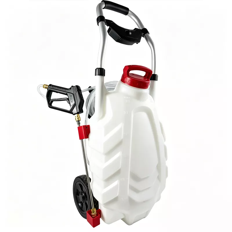 Pulverizador de rodas 34L com Bluetooth